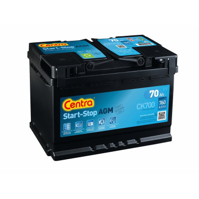 Автомобильный аккумулятор Centra 6СТ-70 Start-Stop AGM CK700
