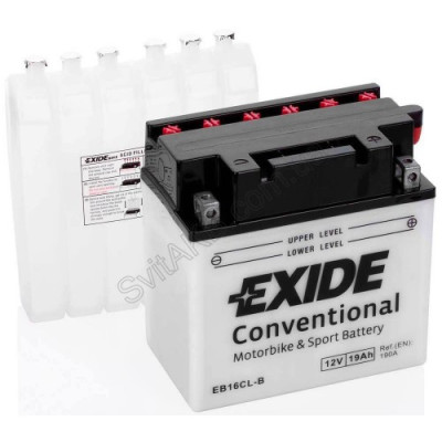 Мото аккумулятор Exide 6СТ-19 EB16CL-B