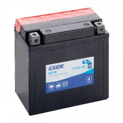 Мото аккумулятор Exide 6СТ-9 ETX9C-BS