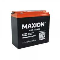 Тяговый аккумулятор Maxion 12V 20Ah 6-DZM-20 (для электроскутера и электровелосипеда)