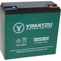 Тяговый аккумулятор Merlion Yimatzu 12V 20Ah 6-DZM-20 (для электроскутера и электровелосипеда)