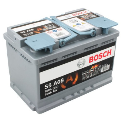 Автомобильный аккумулятор Bosch 6СТ-70 S5 A08 AGM 0092S5A080
