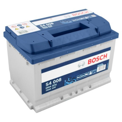Автомобильный аккумулятор Bosch 6СТ-74 S4 008 0092S40080 Автомобильный аккумулятор Bosch 6СТ-74 S4 008 0092S40080