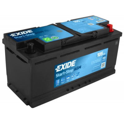 Автомобільний акумулятор Exide 6СТ-105 Start-Stop AGM EK1050