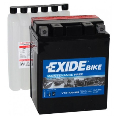 Мото аккумулятор Exide 6СТ-12 ETX14AH-BS