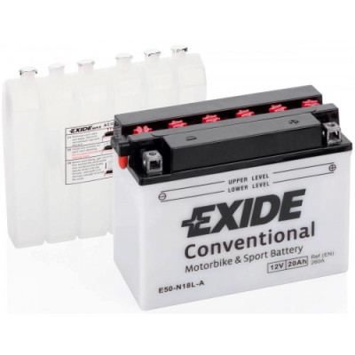 Мото аккумулятор Exide 6СТ-20 E50-N18L-A
