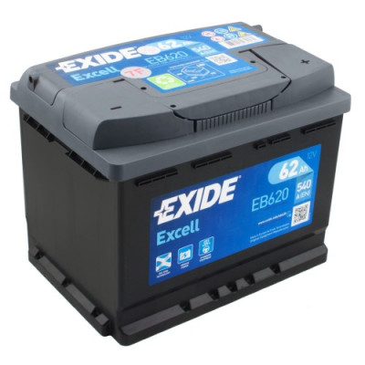 Автомобильный аккумулятор Exide 6СТ-62 Excell EB620