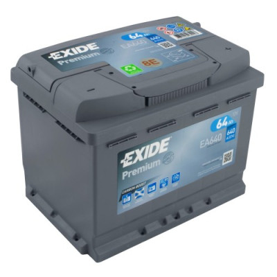 Автомобильный аккумулятор Exide 6СТ-64 Premium EA640 Автомобильный аккумулятор Exide 6СТ-64 Premium EA640