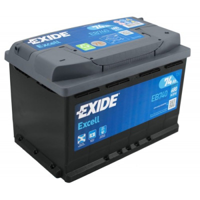 Автомобильный аккумулятор Exide 6СТ-74 Excell EB740