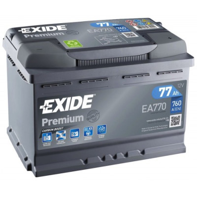 Автомобильный аккумулятор Exide 6СТ-77 Premium EA770