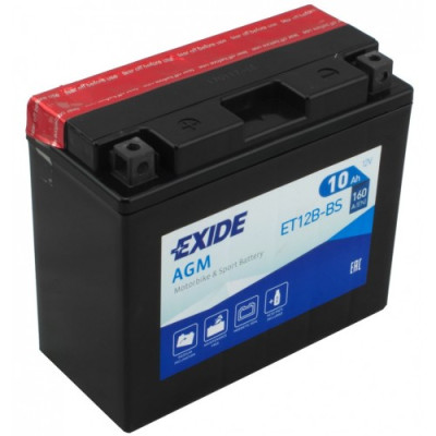 Мото аккумулятор Exide 6СТ-10 ET12B-BS