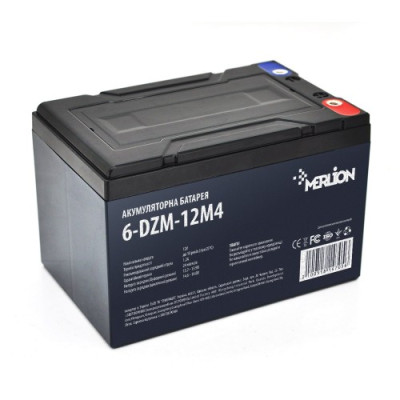 Тяговый аккумулятор MERLION 6-DZM-12M4