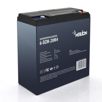 Тяговый аккумулятор MERLION 6-DZM-20