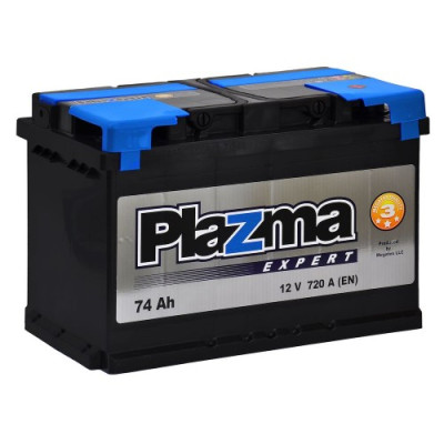Автомобильный аккумулятор Plazma 6СТ-74 Expert