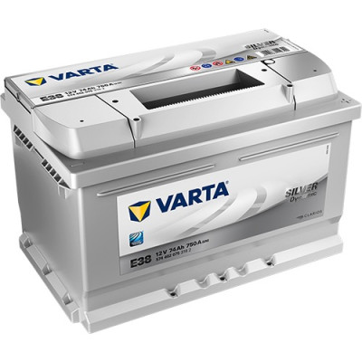 Автомобильный аккумулятор Varta 6СТ-74 E38 Silver Dynamic