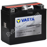 Мото аккумулятор Varta 6СТ-18 Powersport AGM YTX20L-BS