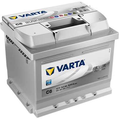 Автомобильный аккумулятор Varta 6СТ-52 C6 Silver Dynamic Автомобильный аккумулятор Varta 6СТ-52 C6 Silver Dynamic