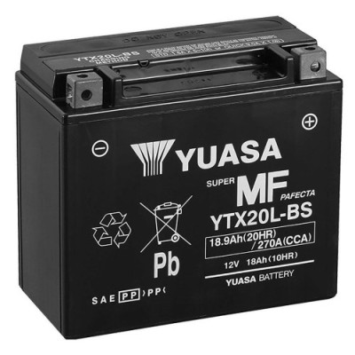 Мото аккумулятор Yuasa 6СТ-18,9 YTX20L-BS