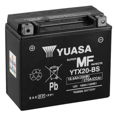 Мото аккумулятор Yuasa 6СТ-18,9 YTX20-BS