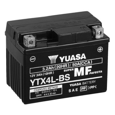 Мото аккумулятор Yuasa 6СТ-3 YTX4L-BS