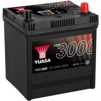 Автомобильный аккумулятор Yuasa 6СТ-50 SMF YBX3008