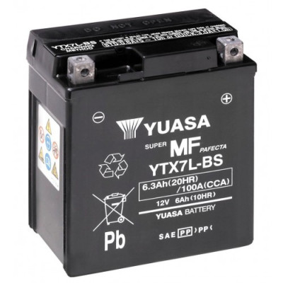 Мото аккумулятор Yuasa 6СТ-6 YTX7L-BS