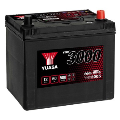 Автомобильный аккумулятор Yuasa 6СТ-60 SMF YBX3005