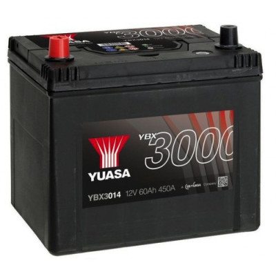 Автомобильный аккумулятор Yuasa 6СТ-60 SMF YBX3014