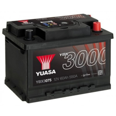 Автомобильный аккумулятор Yuasa 6СТ-60 SMF YBX3075