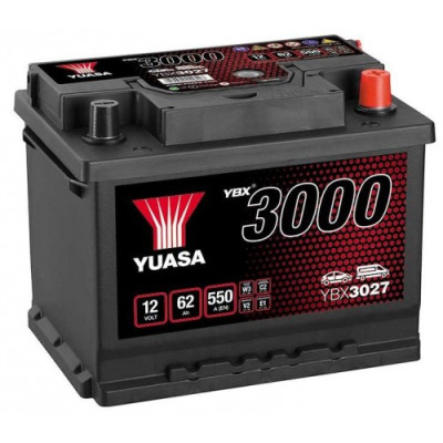 Автомобильный аккумулятор Yuasa 6СТ-62 SMF YBX3027
