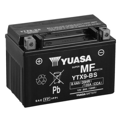 Мото аккумулятор Yuasa 6СТ-8 YTX9-BS