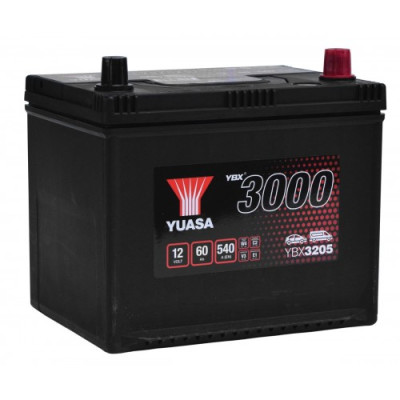 Автомобильный аккумулятор Yuasa 6СТ-60 SMF YBX3205